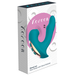 Xocoon Stimulateur de clitoris et point G Eternal 15cm Turquoise
